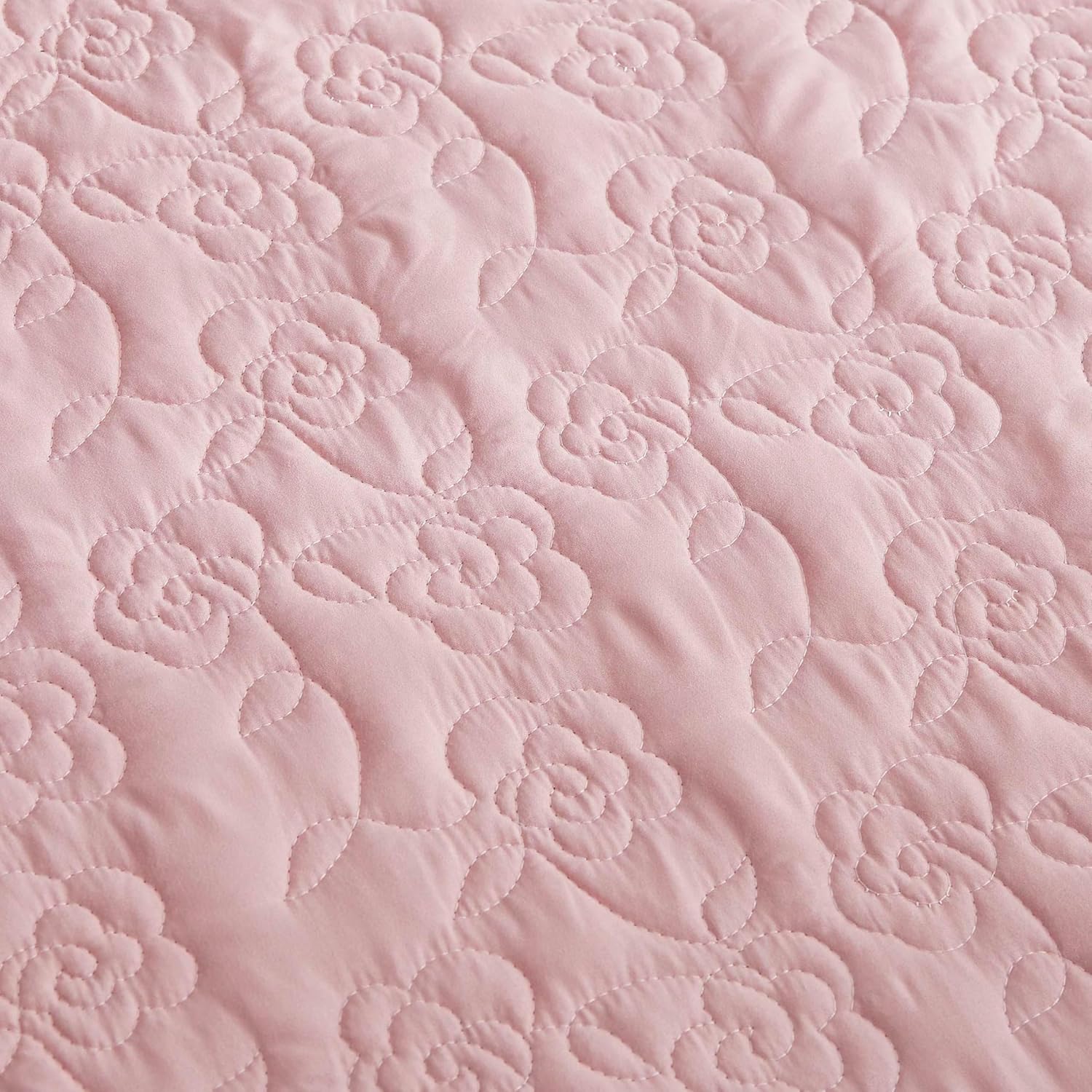 Jessica Simpson Floral Hazel Cherry Blossom Pink 3-Piece Quilt Set, Full/Queen