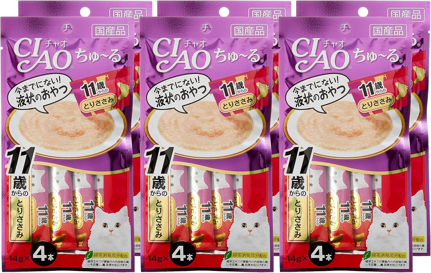 CIAO ちゅ～る 11歳からのとりささみ