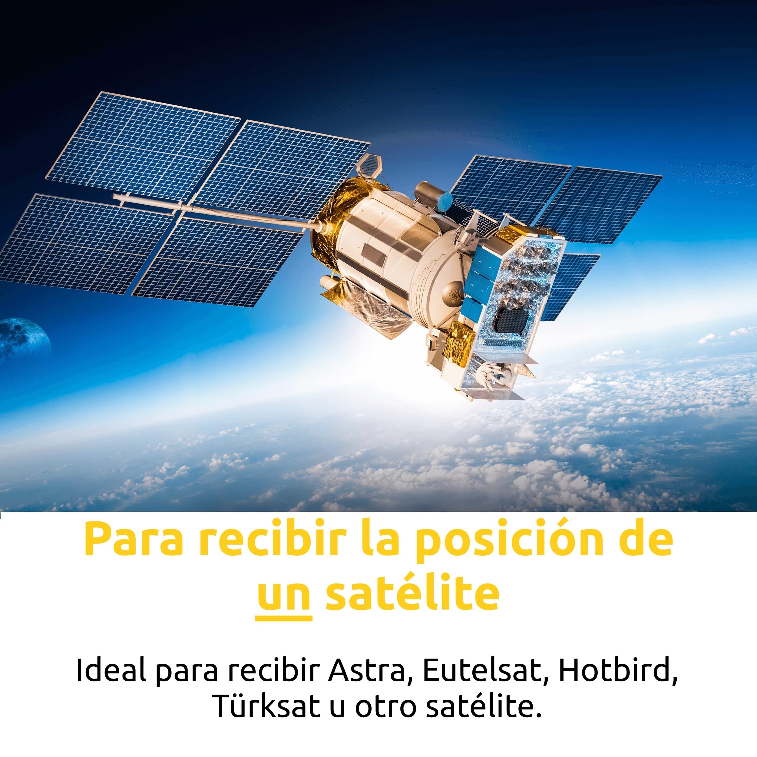 TechniSat DIGIDISH 45 – Antena satelital para 2 usuarios (pequeño Sistema satelital de 45 cm - Set Completo con Soporte de Pared y LNB Twin Universal) Gris