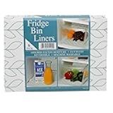 Envision Home Refrigerator Liners, Shelf Liner, Absorbent Fridge Liners, 12 Inch x 24 Inch, Slate Leaf Print, 6 Pack