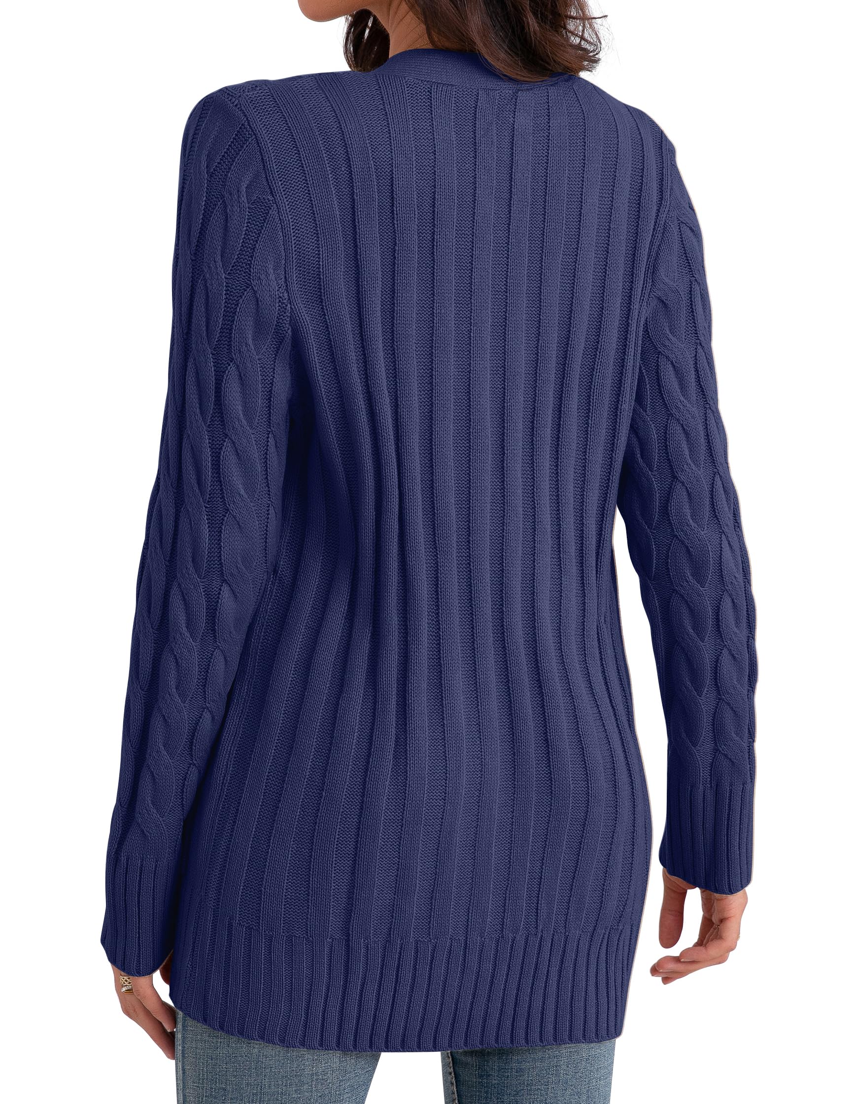 GRECERELLE Gilet Femme Chic et Élégant, Cardigan Doux à Boutons Chemisier et Cardigan Torsadé pour Femme