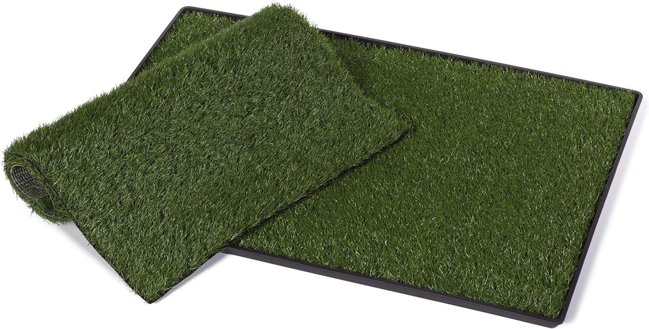 Prevue Pet Products Tinkle Turf Indoor Portable Pee Turf Patch with Replacement Insert - Large Dogs