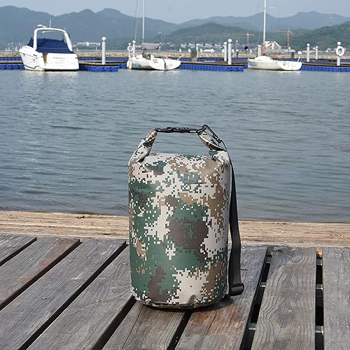 Miniatura 7 de MARCHWAY - Bolso seco flotante e impermeable 1.322.645.287.9310.57 galones, parte superior enrollable, mantiene secos equipos de kayak rafting