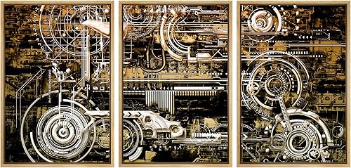 Miniatura 82 de 3 paneles de lienzos para pared wall26 Obra de arte -