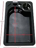 Vista 4 de Baldwin Iron Works - Bandeja de motor de arrastre empotrada - Perforada para taladrar para motores de arrastre Ultrex