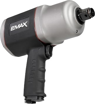 EMAX Air Impact Wrench - 3/4" Drive Pneumatic Mechanic Tool with 1,400 ft lbs Max Torque & 6,000 RPM - EATIWH7S1P