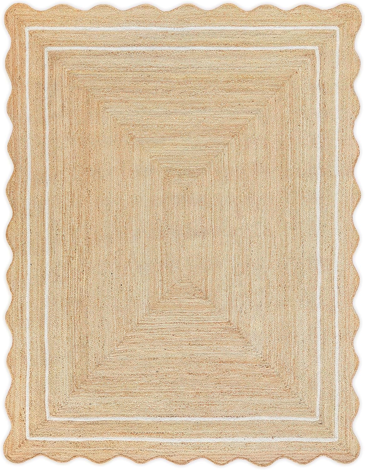 Alfombra de yute natural Aizza Trends antiarrugas para proteger suelos de comedor y salón