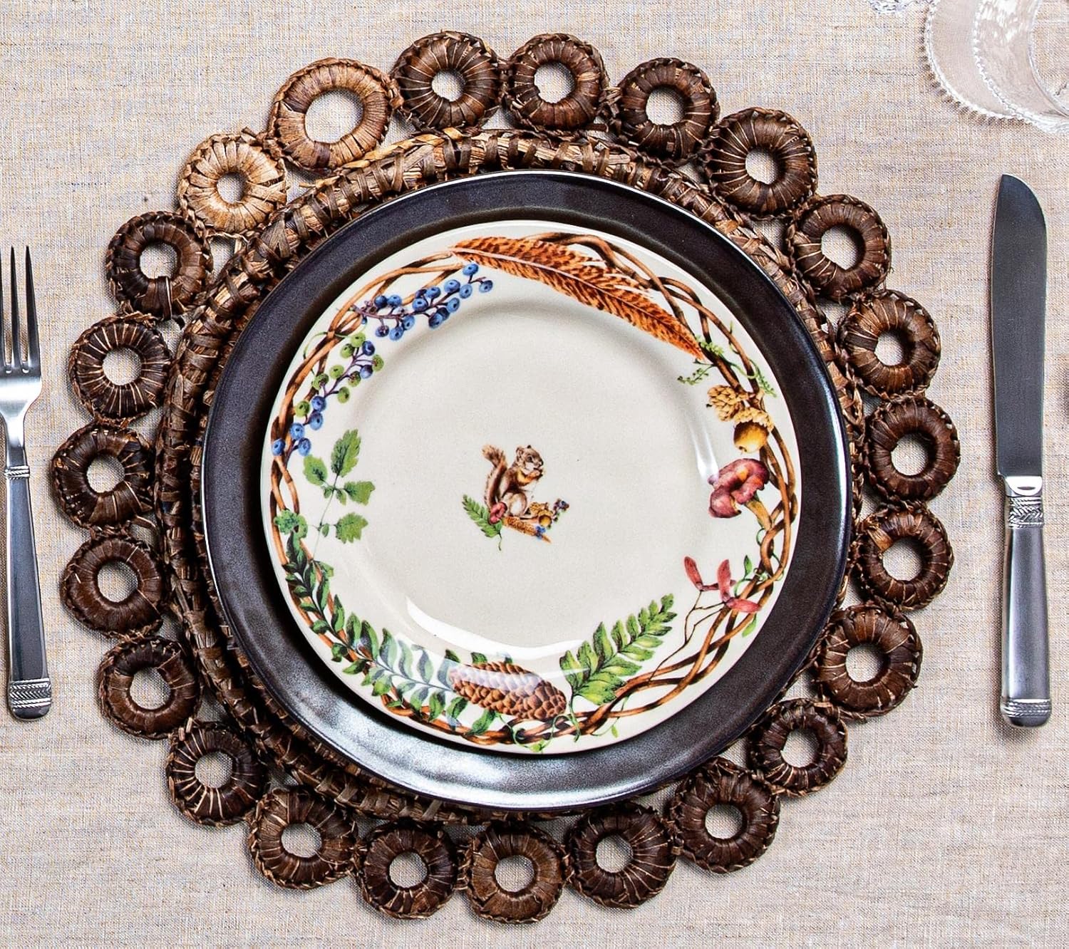 Juliska Rustic Ring Placemat - Natural (Single)