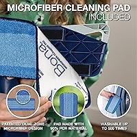 Vista 7 de Bona - Mopa con aerosol de alta gama para pisos de madera dura; incluye una solución de limpieza para pisos de madera dura y un paño de limpieza