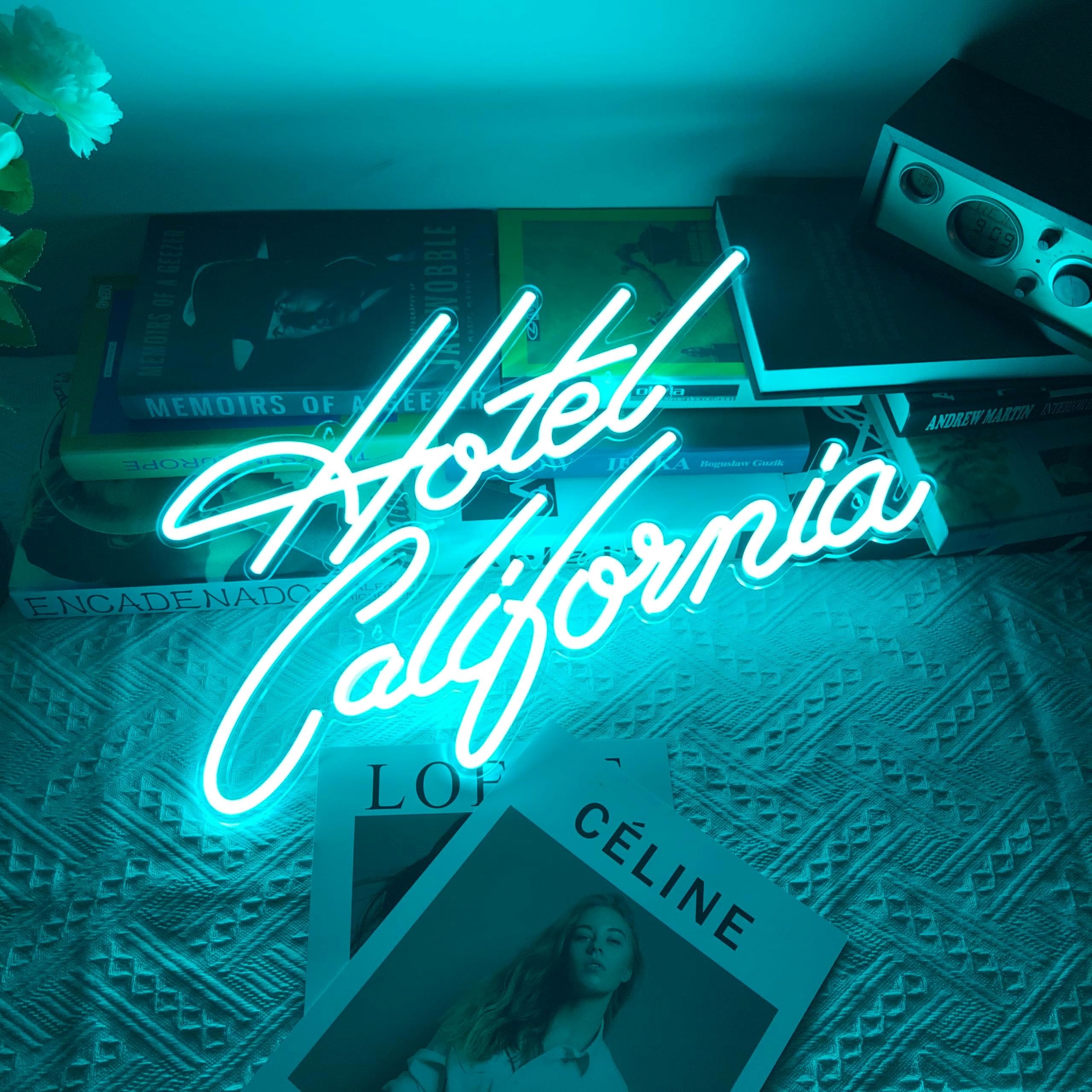 Custom LED Neon Signs, Personalized LED Name or Logo Sign, Battery Powered and Plug-In, Dimmable