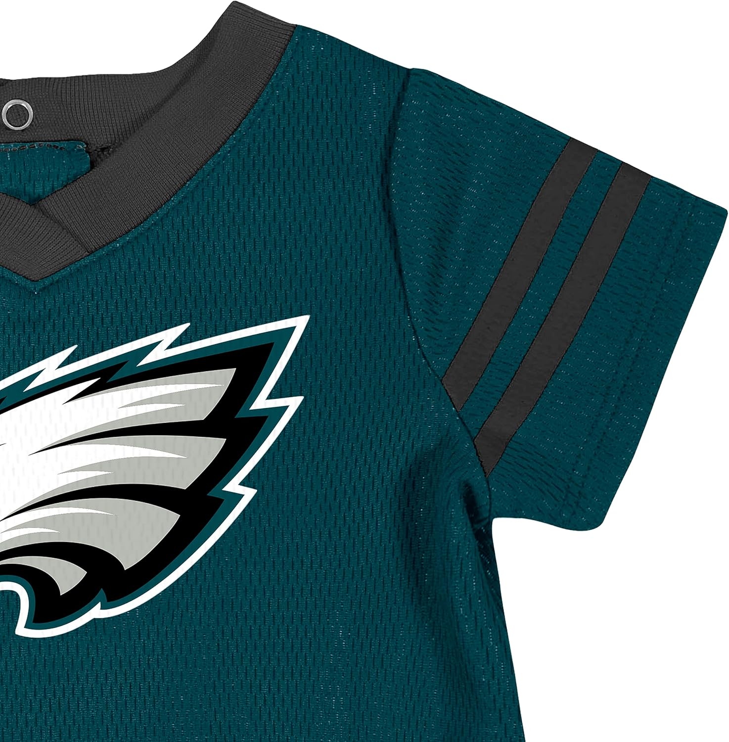 Gerber Girls' NFL Team Jersey Dress and Diaper Cover Philadelphia Eagles 6-12 Months Team Color image 6 of 7 B07VCTKBP3