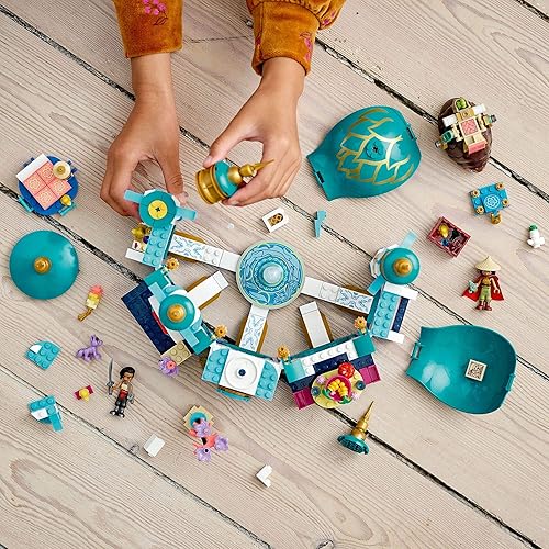 Miniatura 6 de LEGO Disney Raya and The Heart Palace 43181 Kit de construcción de juguetes imaginativos; es un regalo único de Disney para niños que aman los