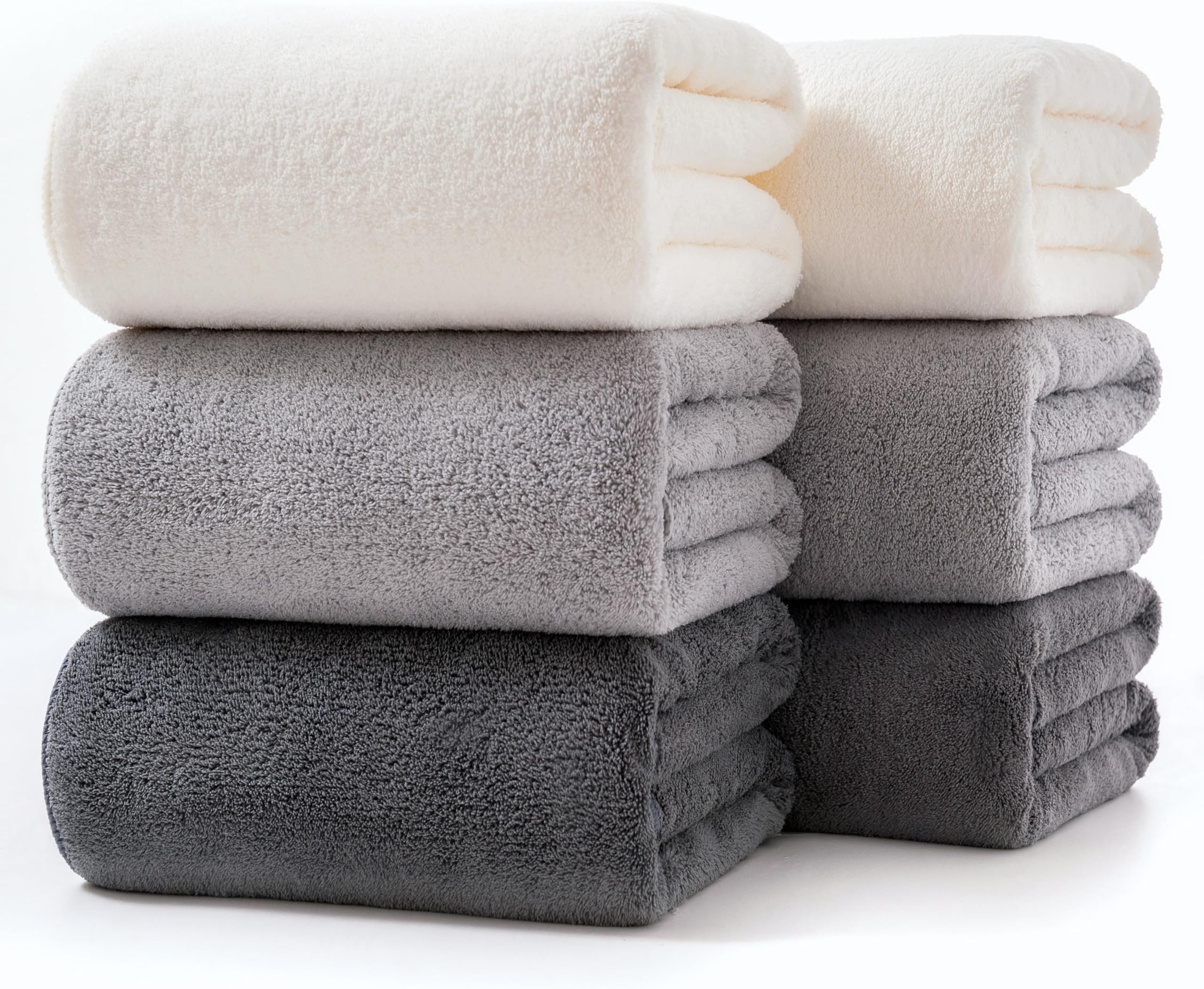 Lumimi Towels 4-Piece Soft Microfiber Bath Towel Set