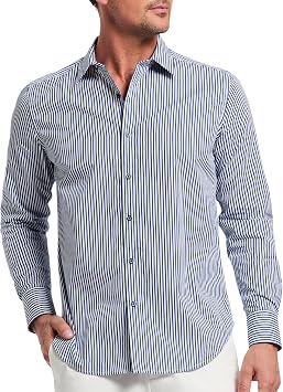 Robert Graham Mens Greenwich Long Sleeve Button Down Woven Shirt