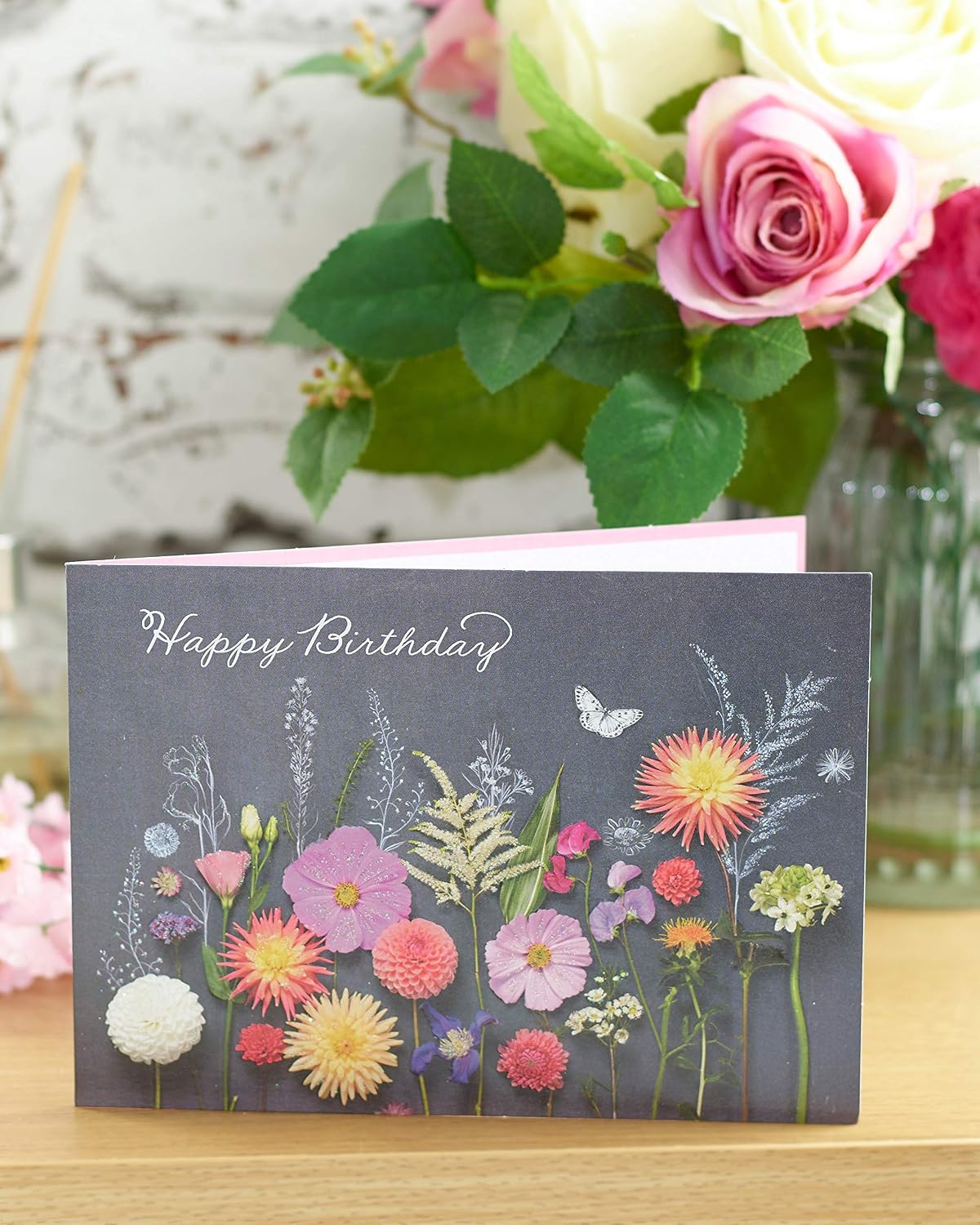 UK Greetings Birthday Card for Her/Friend - Sweet Floral Design, multi, 178mm x 127mm