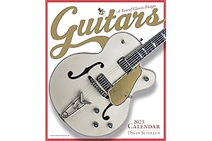Guitars Wall Calendar 2023: 16-Month Calendar featuring 13 Vintage Guitar Photos & Instrument History