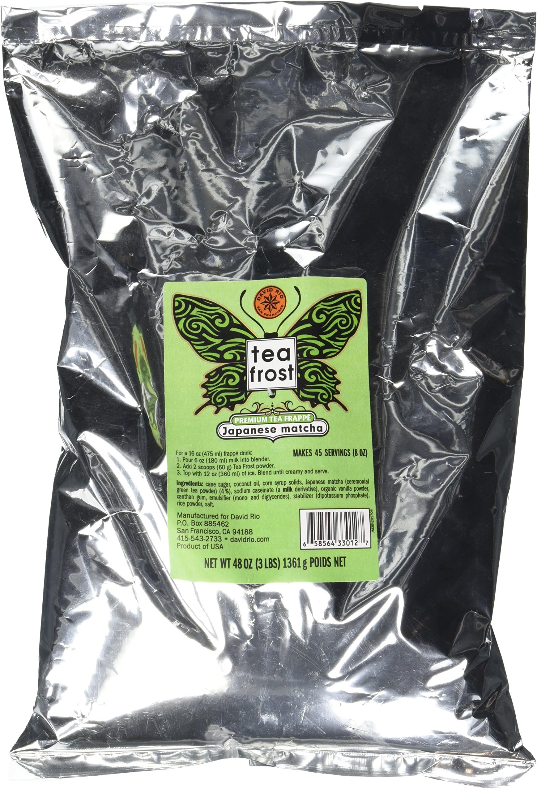David RioTea Frost Matcha Frappe, Japanese Matcha, 3 Pound