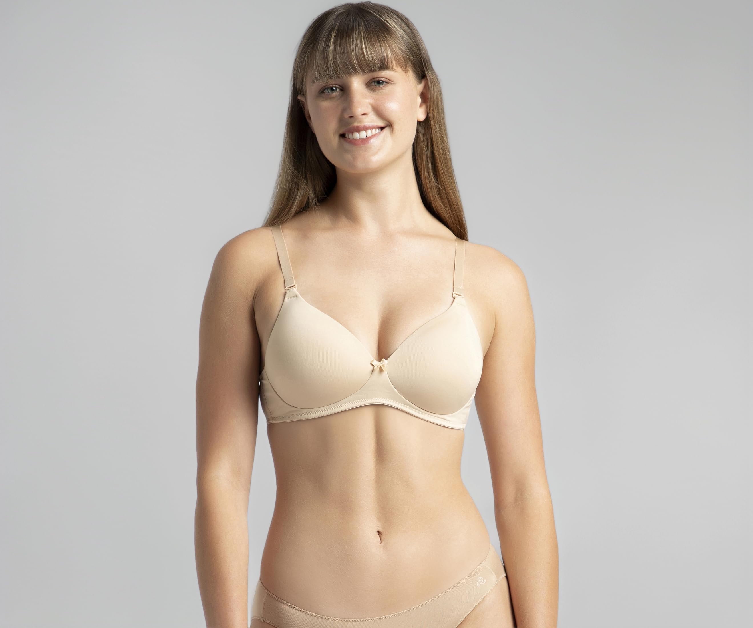 Jockey 1819 Women Wirefree Padded Microfiber Full Coverage T-Shirt Bra