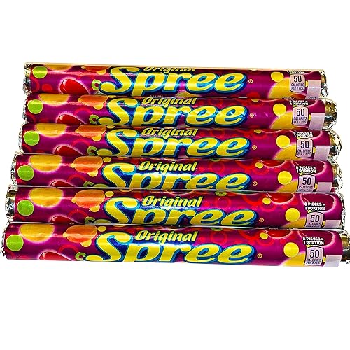 Spree Original Candy  Tubos de 1.77 oz  Paquete de 6 disponible en Yaxa Peru