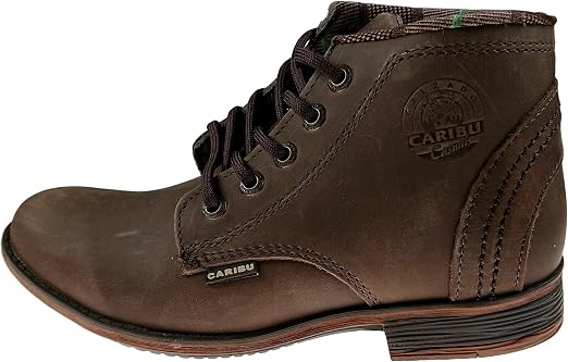 Amazon.com: Botines casuales de los hombres Caribu Color Almo/Rstic Cafe  Style 266 : Ropa, Zapatos y Joyería