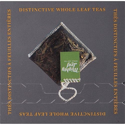 Miniatura 9 de Mighty Leaf Té orgánico Green Dragon - Bolsas de té cosidas a mano, 15 unidades