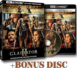 Gladiator II (2024) Two-disc set (Bonus Disc Included) [4K UHD + Blu-ray] [Region Free]
