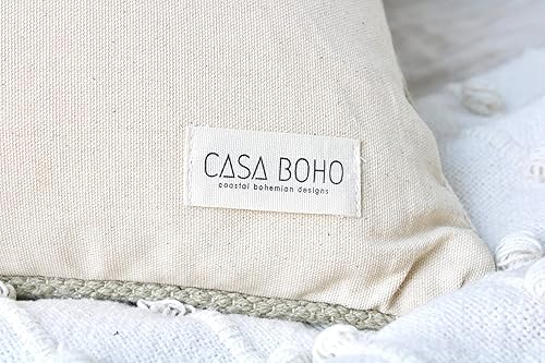 Miniatura 6 de CASA BOHO Fundas de almohada bohemias de 20 x 20 pulgadas, decoración del hogar, almohadas decorativas para sofá, almohadas decorativas para sofá,