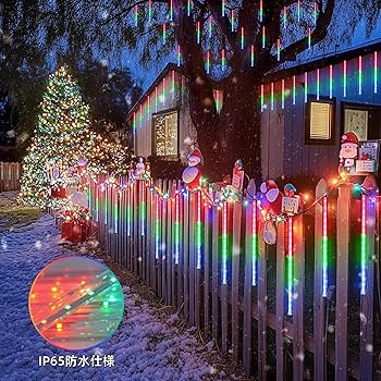 Amazon.co.jp: 【2025最新】イルミネーション 屋外 ソーラー