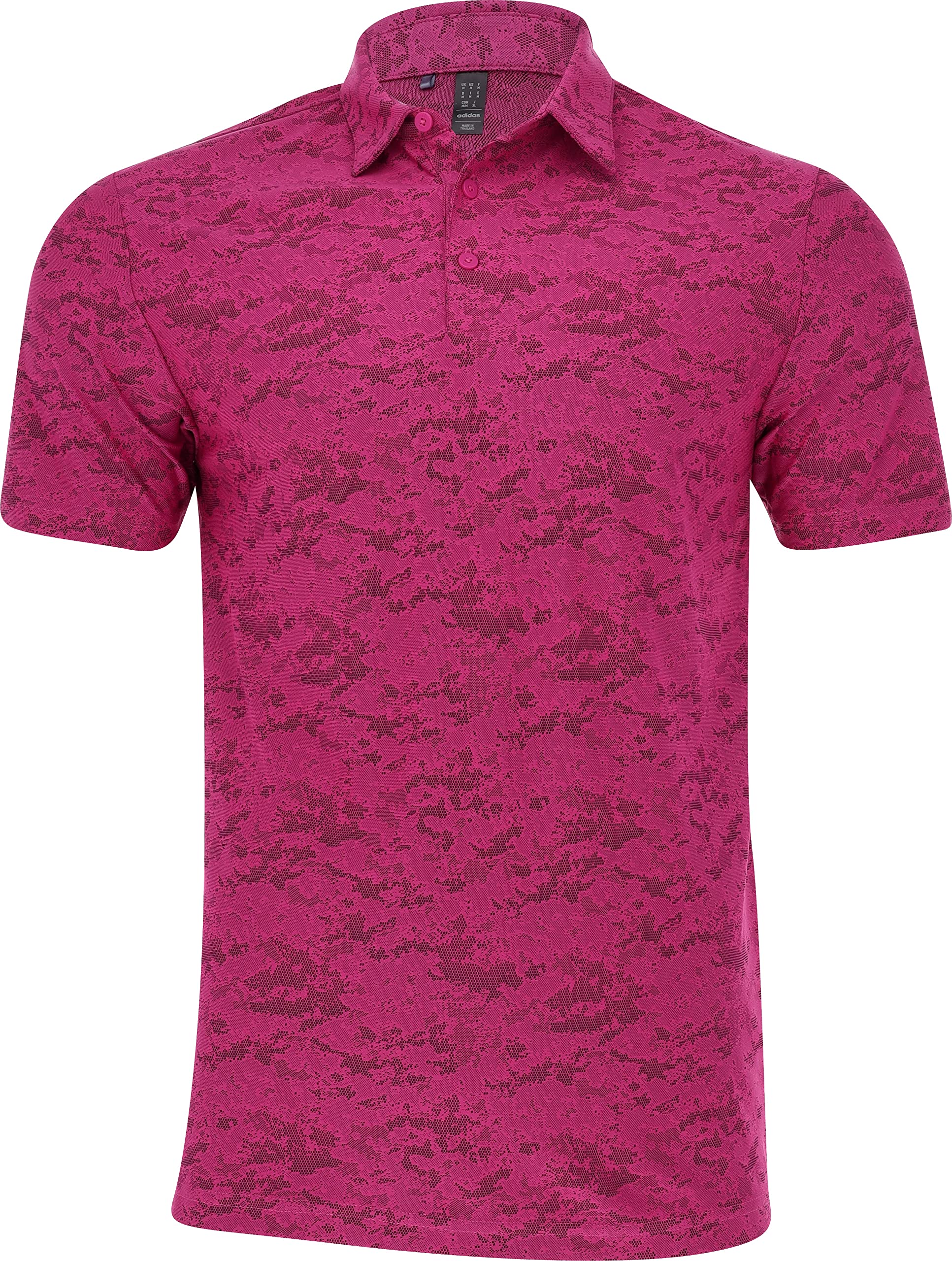 adidasMen's Textured Jacquard Polo Shirt