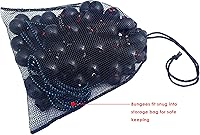 Vista 6 de Strapright- Bungee Cords with Balls- 60 Pack, 3 Sizes 5.5", 4.7" & 3.5" Ball Bungee Cords, Black UV Treated Stretch Tie Loops with Plastic Toggle