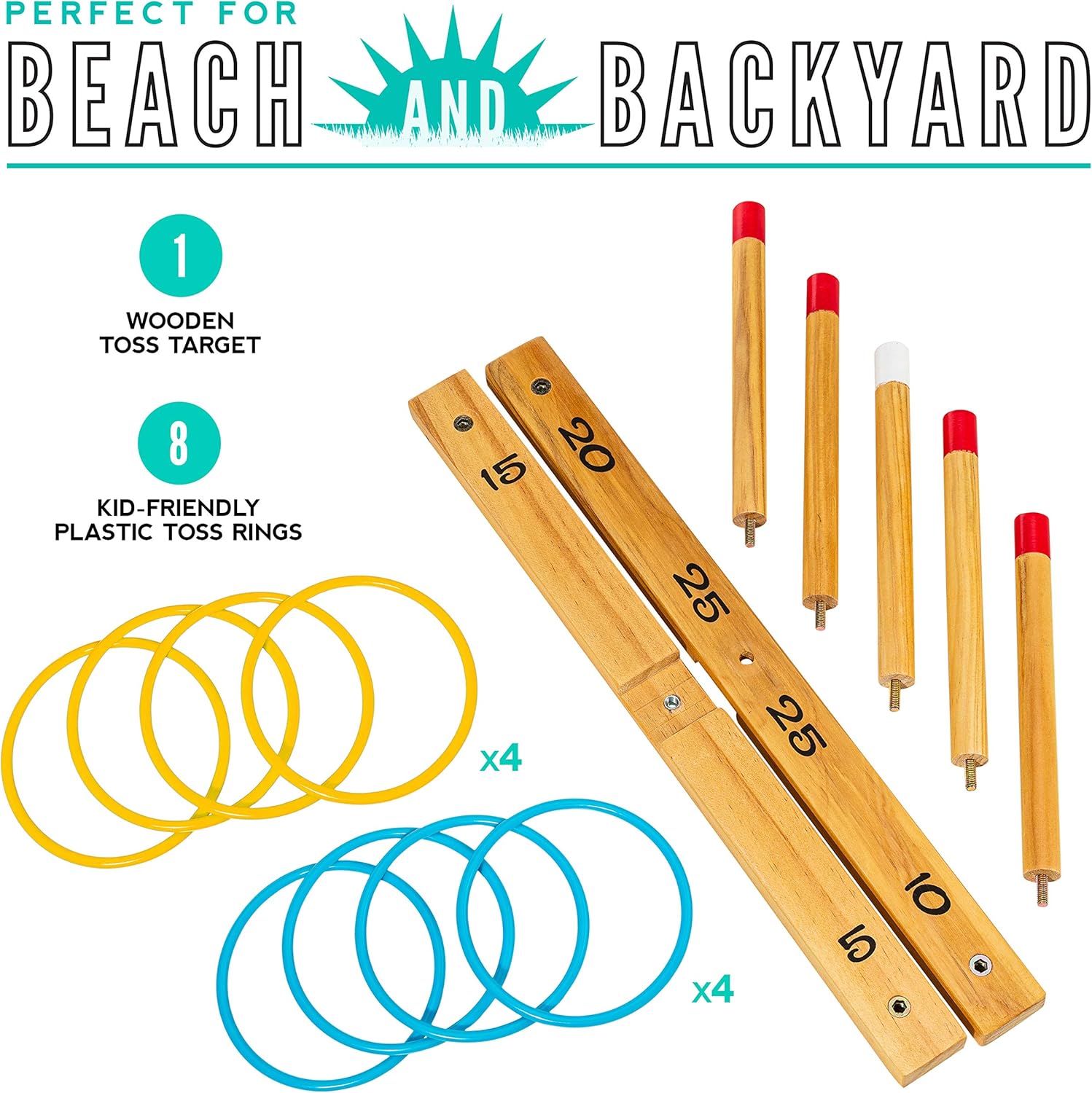 Franklin Sports Wooden Ring Toss : Everything Else