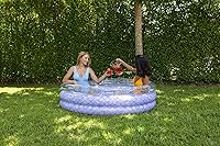 Vista 9 de Poolcandy Piscinas inflables para hasta 3 adultos (piscina inflable de sol azul arcoíris, amarillo y naranja)