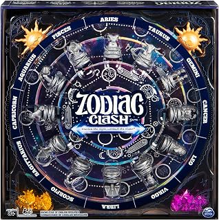 Spin Master Games Zodiac Clash, Strategic 3D Solar System Board Game, for 2 or 4 Players Aged 8 and Up