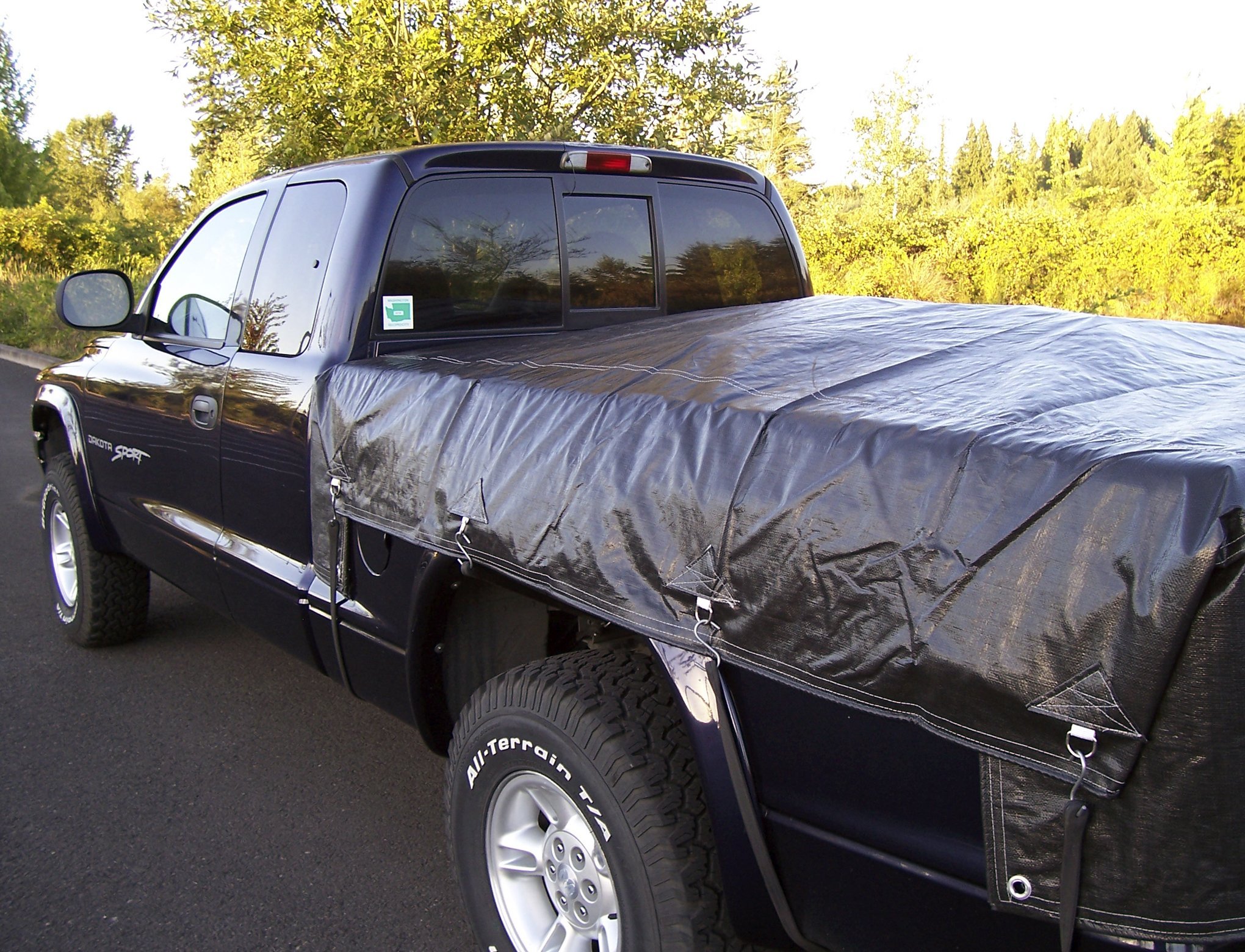 12' x 24' Black & White Poly Hauling Cover & Extra Heavy Duty Tarp