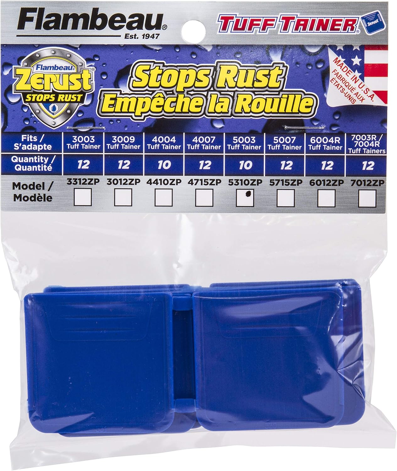 Flambeau Outdoors 5715ZP Tuff Tainer Zerust Replacement Dividers, Fits 5007s, Dry Box Accessories, 12 Pack