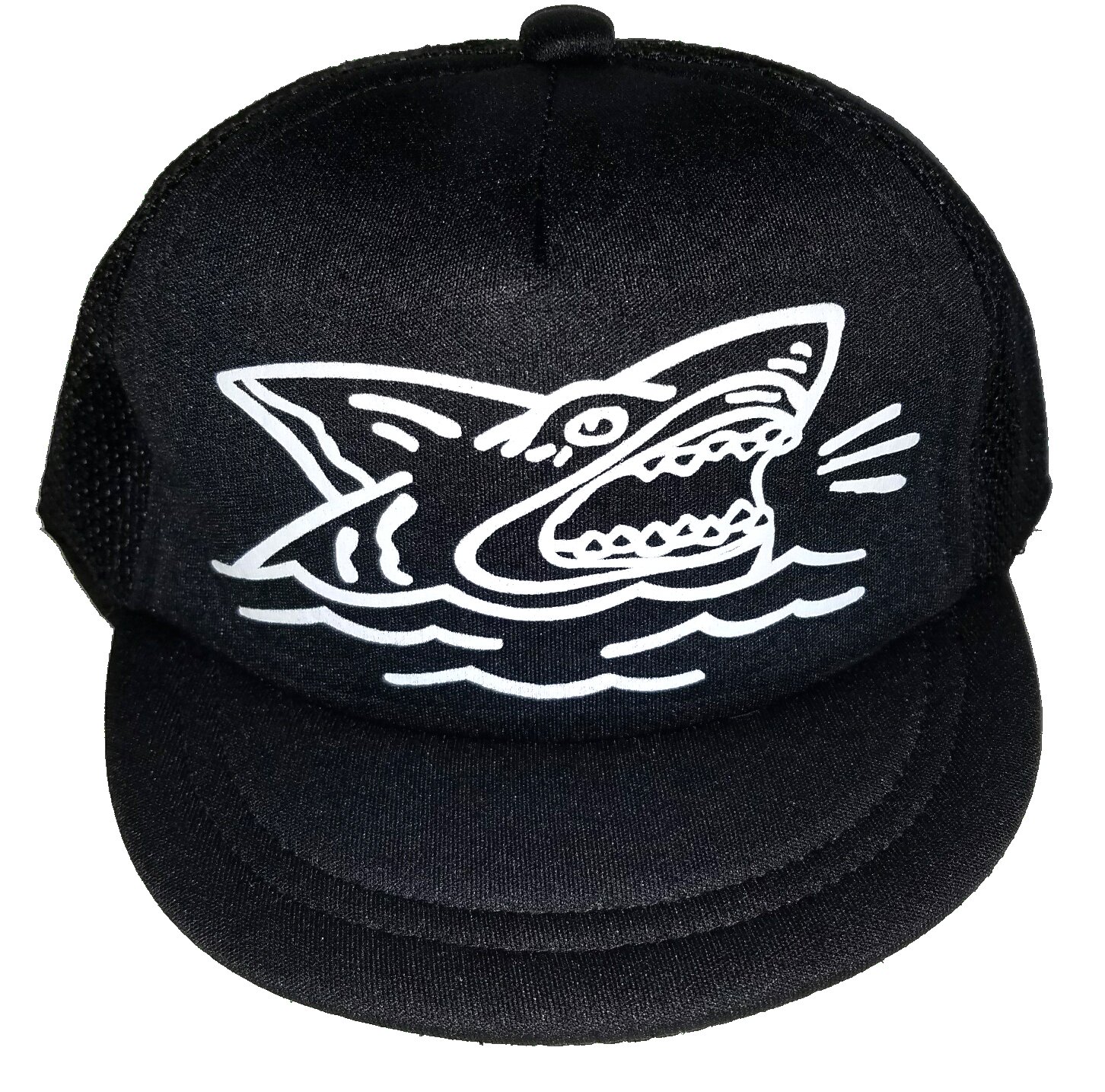 Baby Infant Newborn Shark Mesh Trucker Hat Cap Snapback Black