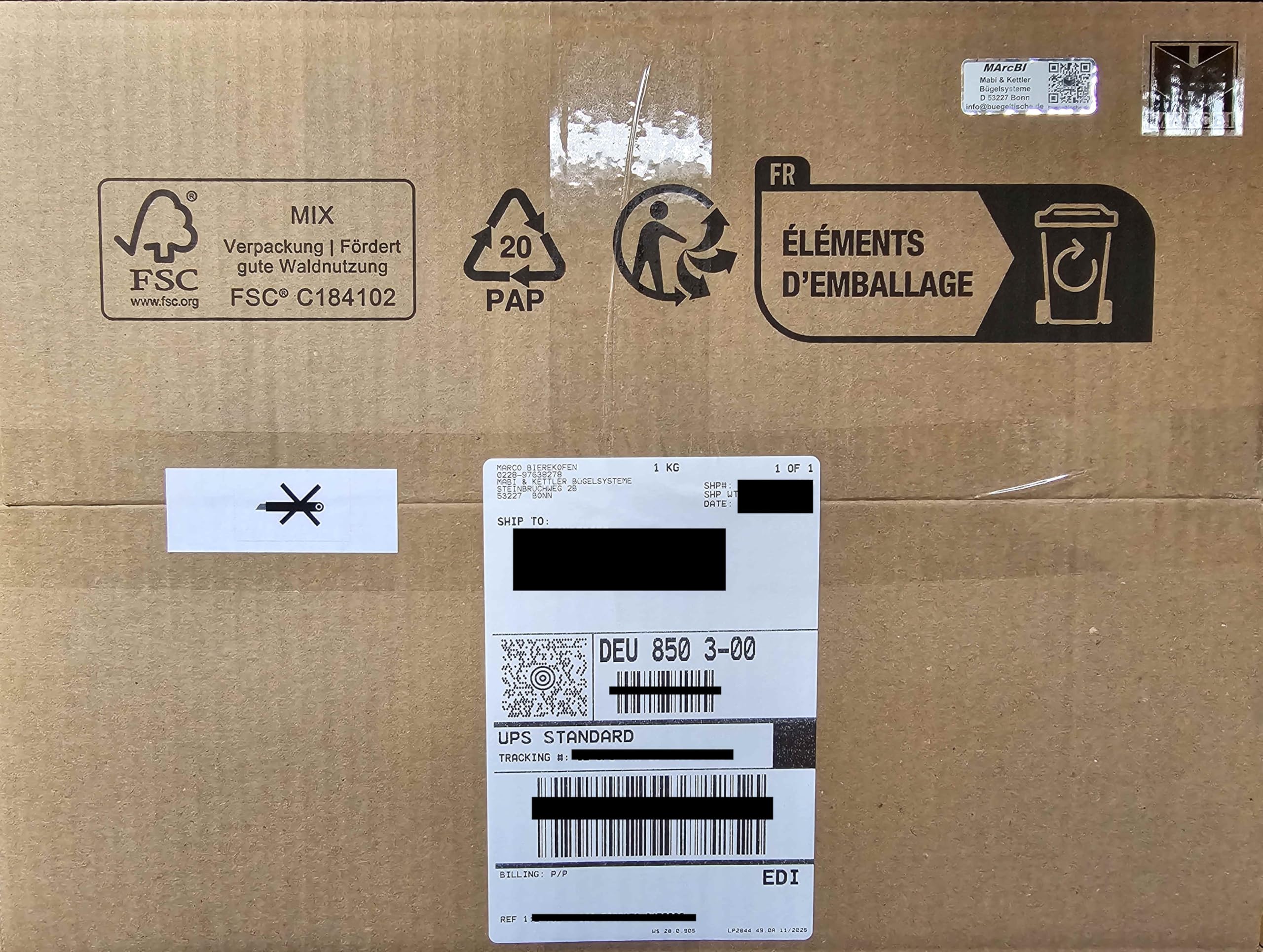 Mabi® 2-902 – 2er Pack KETTtex Alu Bügelbrettbezug – Alu-Gegenbügeleffekt – Stromsparend – Hitzebeständig – Langlebig – Dampfbügelgeeignet – Eingenähtes Elastikband – kein Spannklipp