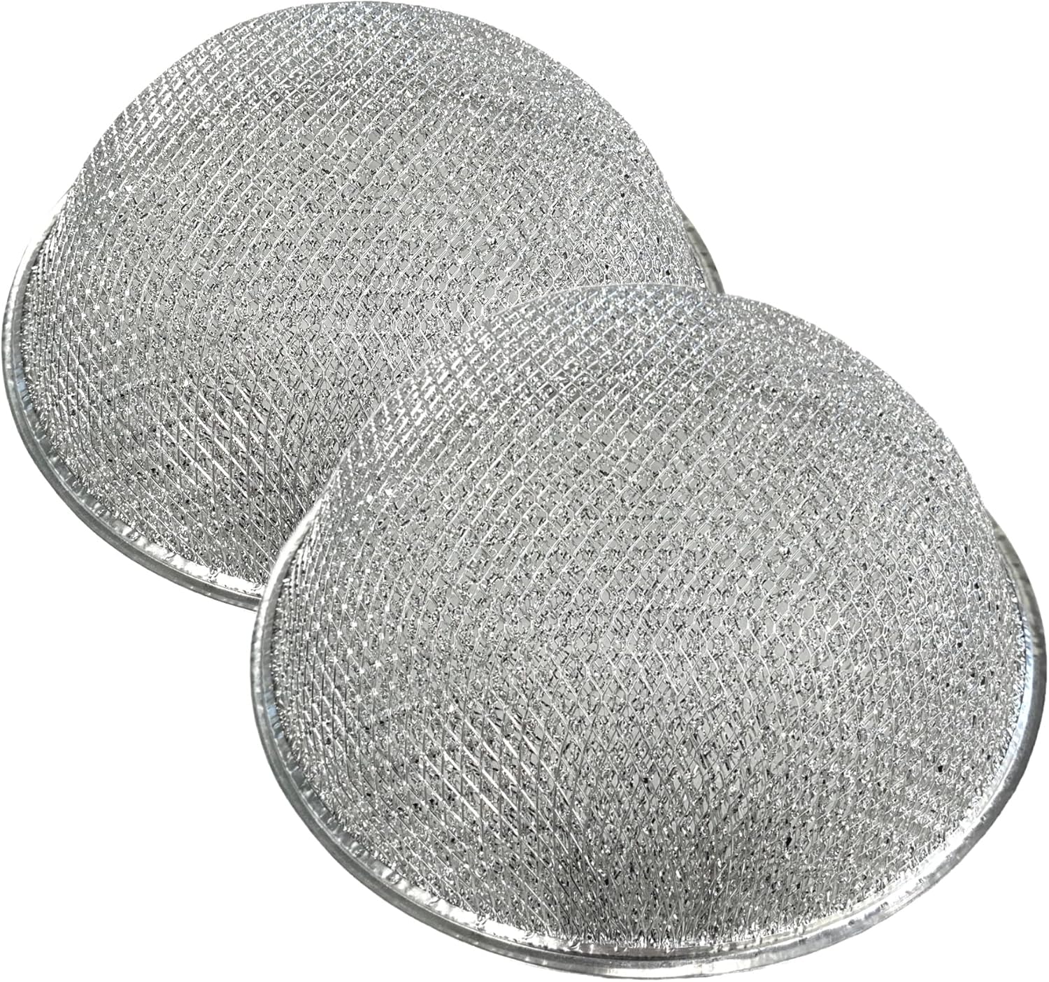 Air Filter Factory 10.5 Inches Round X 2.25 Inches Rise Dome Range Hood Aluminum Mesh Grease 12-Layer Vent Filter 2-Pack