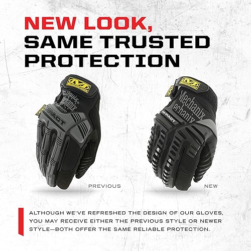 Miniatura 4 de Mechanix Wear M-Pact - Guantes de trabajo resistentes a los impactos, guantes de seguridad duraderos para hombres, aptos para pantalla táctil,