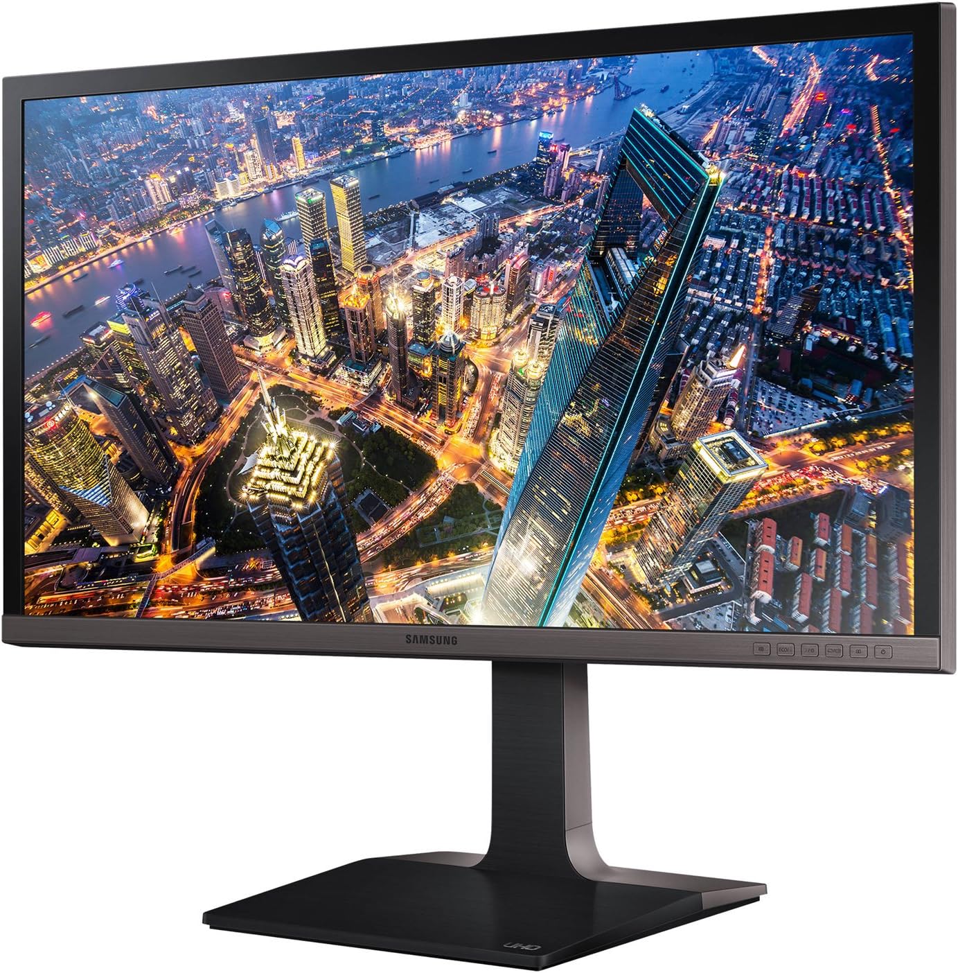 Samsung Business LU28E85KRS/GO, 850 Series 28 inch 4K UHD 3840x2160 Desktop Monitor for Business, HDMI, DP, FreeSync, 1 ms response, USB Hub, 3-Year Warranty