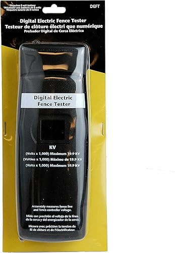 Miniatura 2 de Zareba DEFT - Probador electrónico digital para vallas, color negro