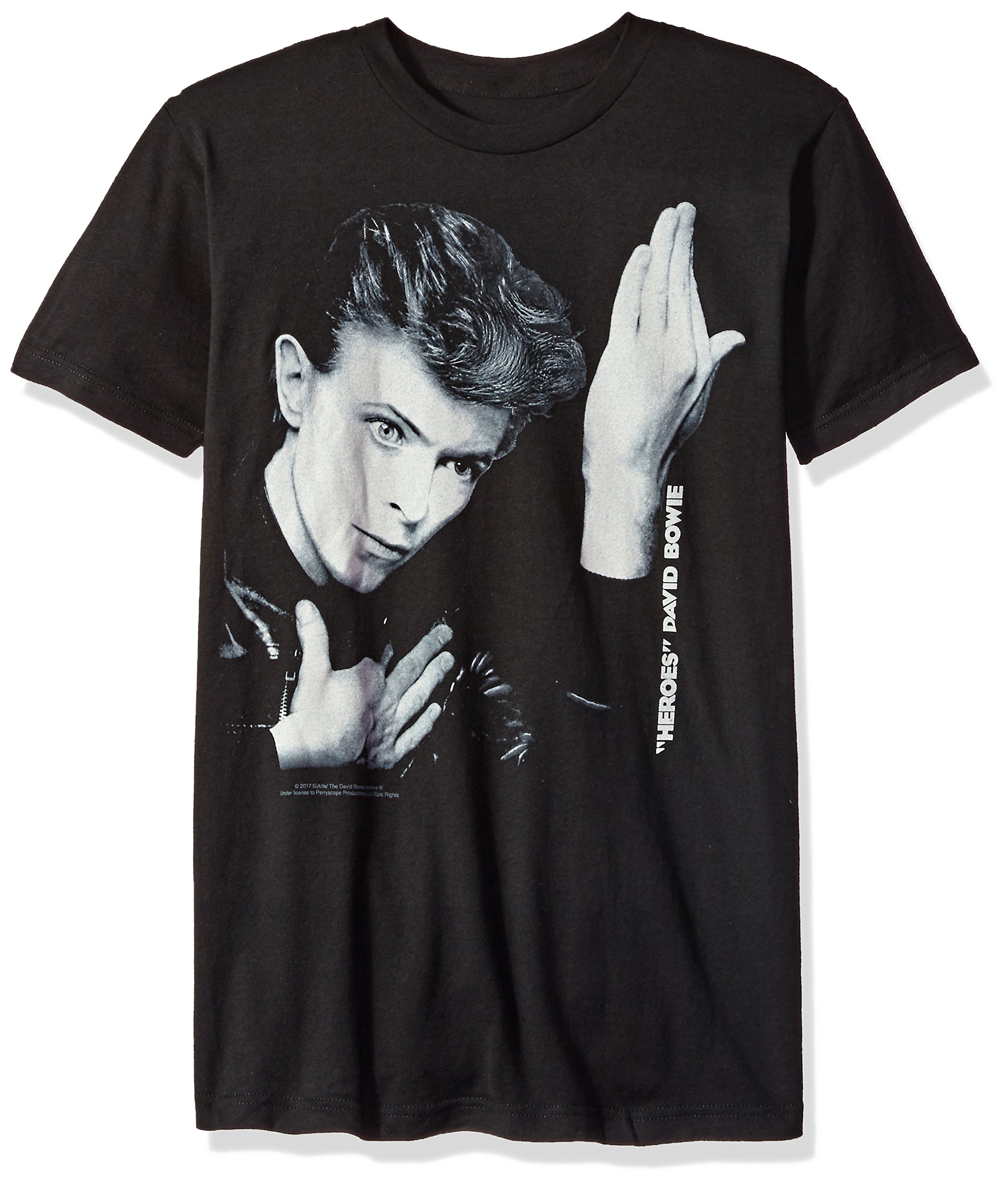Liquid Bluemens David Bowie Heroes Short Sleeve T-shirt T-Shirt