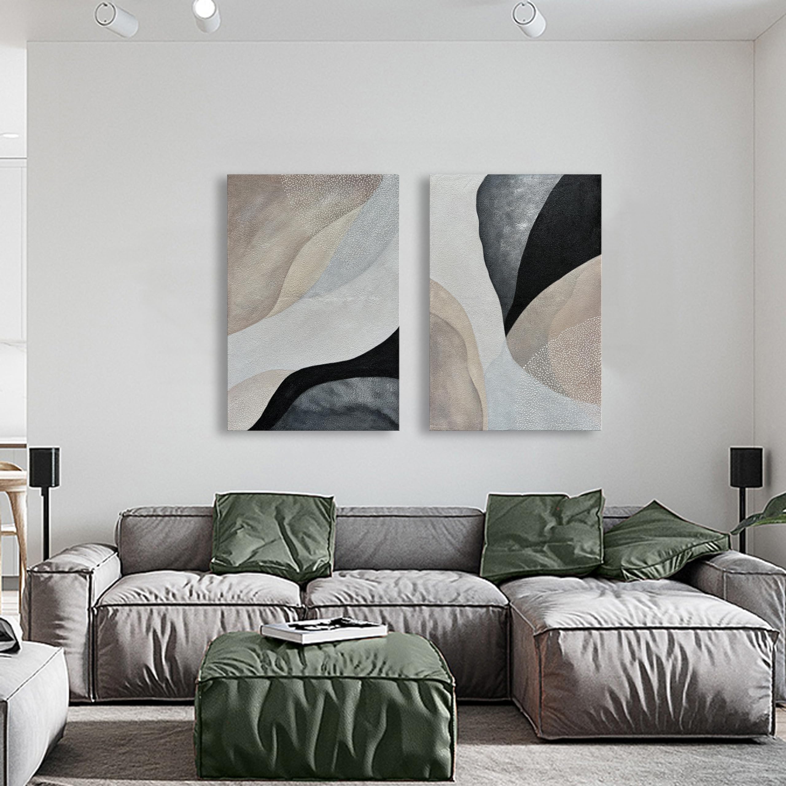 Limiyer Handgemaltes Ölgemälde, Sonnenaufgang, 120 X 60 Cm – Abstrakte Leinwandkunst Für Wohnzimmer Und Schlafzimmer