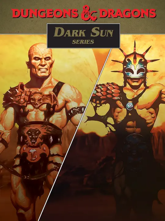 Capa do jogo Dungeons & Dragons: Dark Sun Series.