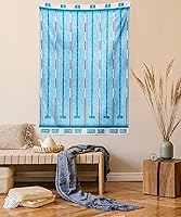 Vista 14 de Lunarable Tapiz abstracto, diseño floral de cachemira batik, adorno dibujado a mano, decoración de tela para colgar en la pared para dormitorio