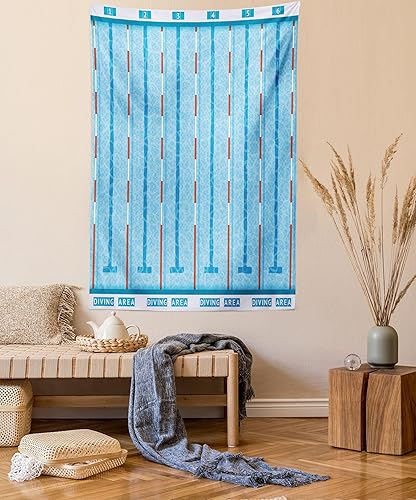 Miniatura 14 de Lunarable Tapiz abstracto, diseño floral de cachemira batik, adorno dibujado a mano, decoración de tela para colgar en la pared para dormitorio