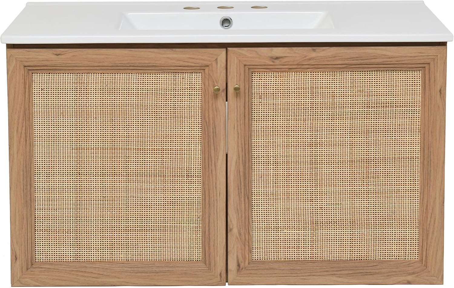 Swiss Madison Classe 36" Wall-Mounted Bathroom Vanity in Oak-Cabinet Only
