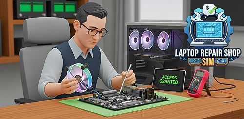 Atelier de réparation de PC et d'ordinateurs portables : simulateur de jeu, magasin de technologie, réparation, jeux mobiles 2026 – vue 9