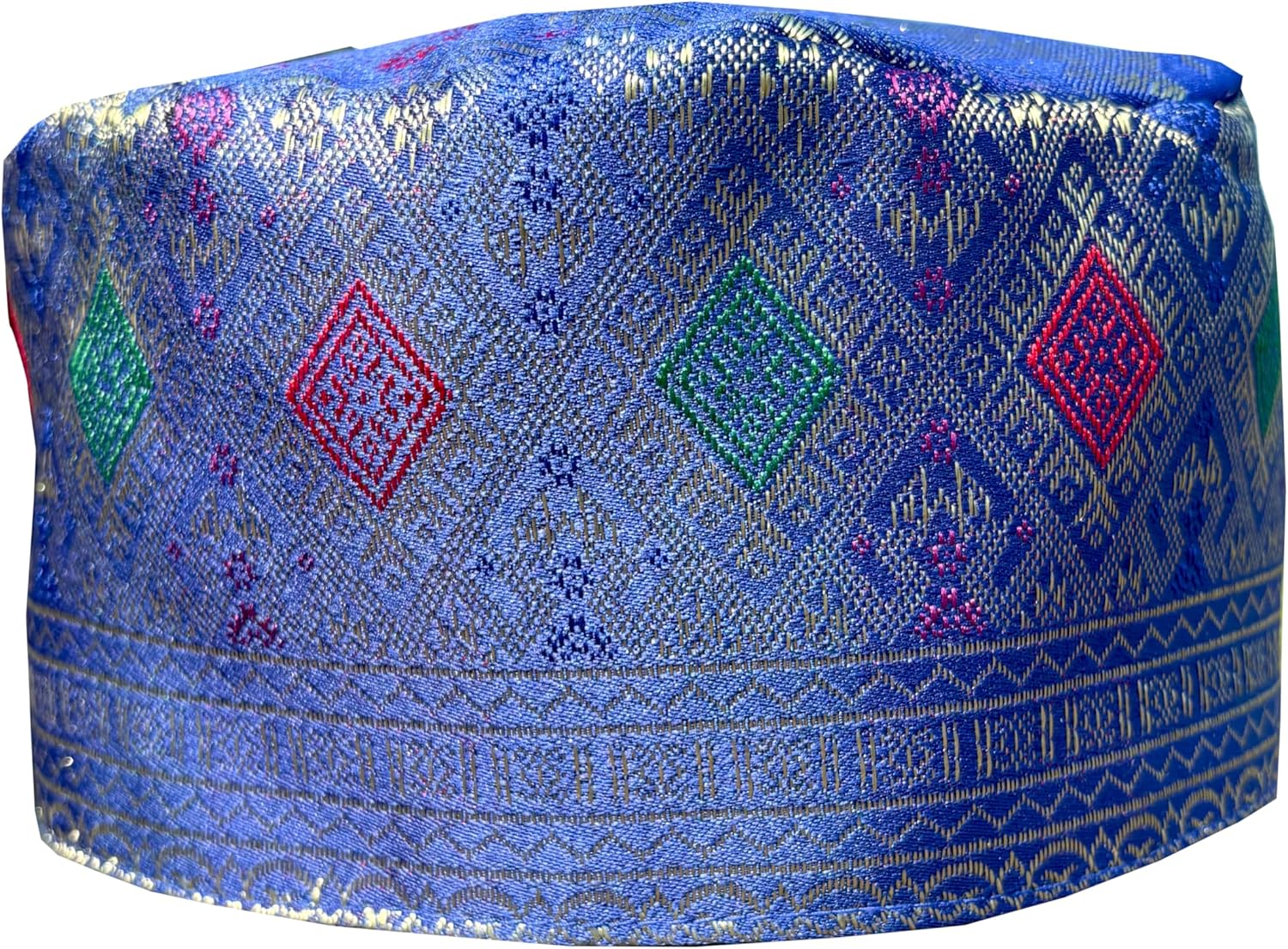 DA'IKI African Dashiki Kufi Hat Africa Kente Pattern Kofi Hat Afrikan Cap