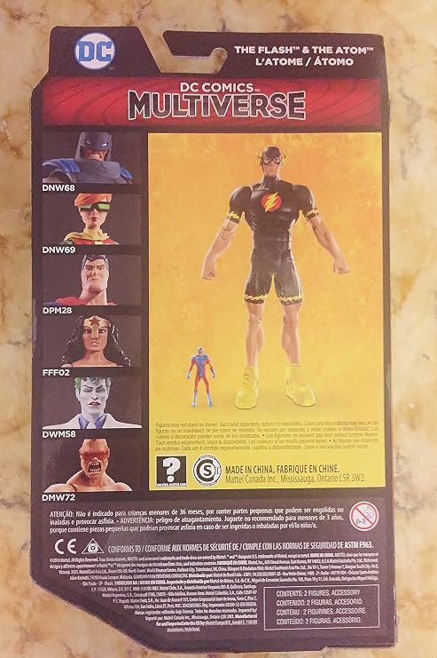DC Multiverse The Flash and The Atom Figures from The Dark Knight Returns 2: The Dark Knight Strikes Again